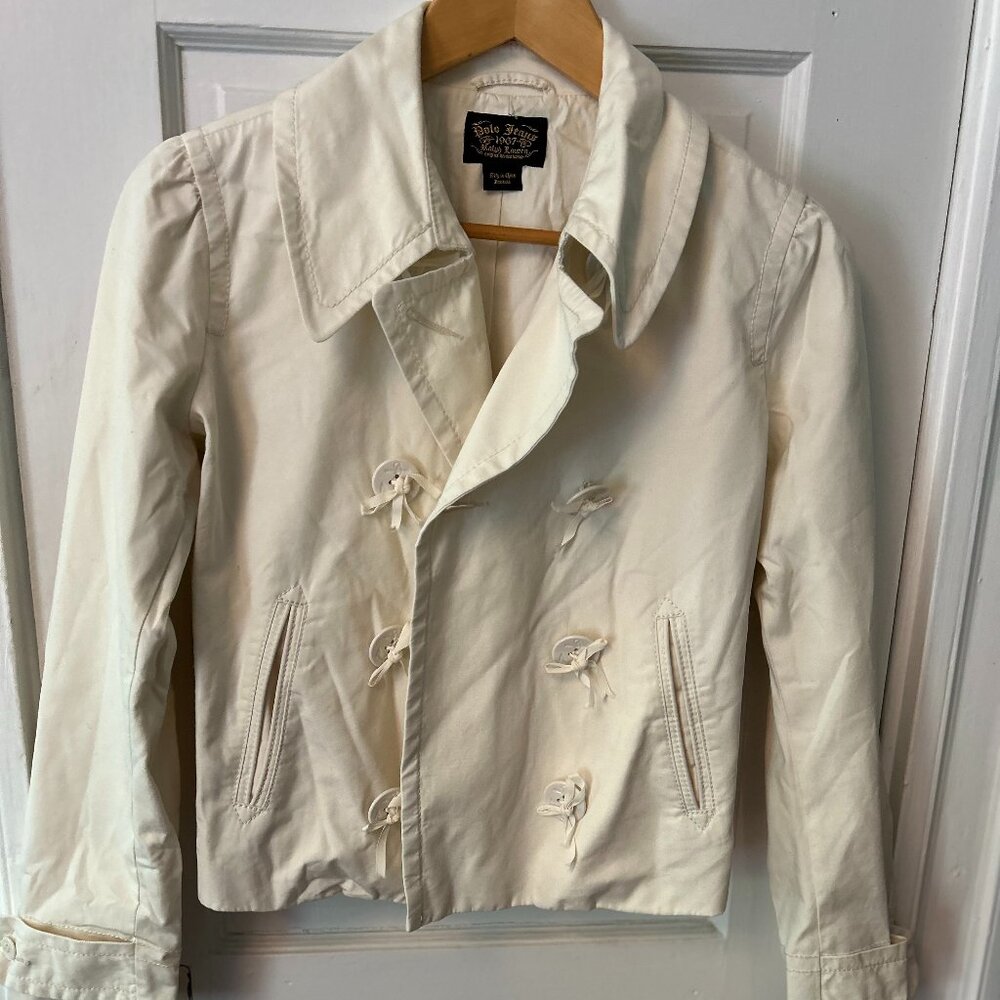 Ralph Lauren Polo Jeans 1967 Cropped Sailor Trench